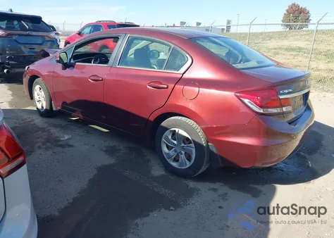 2013 Honda Civic Lx from USA, damaged, VIN 2HGFB2F54DH527237
